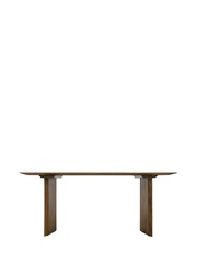 Barker and Stonehouse Brown Sirona Solid Wood 220cm Dining Table - Image 3 of 4