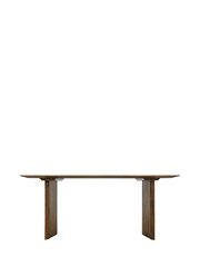 Barker and Stonehouse Brown Sirona Solid Wood 220cm Dining Table - Image 4 of 4
