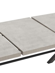 Barker and Stonehouse Grey Kalmer Concrete Look 6-8 Seater Extending Dining Table - Image 6 of 6
