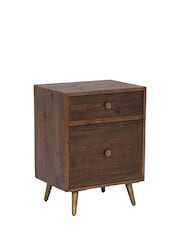 Barker and Stonehouse Brown Modi Reclaimed Wood Filing Cabinet - Image 3 of 6