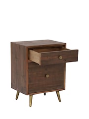 Barker and Stonehouse Brown Modi Reclaimed Wood Filing Cabinet - Image 4 of 6