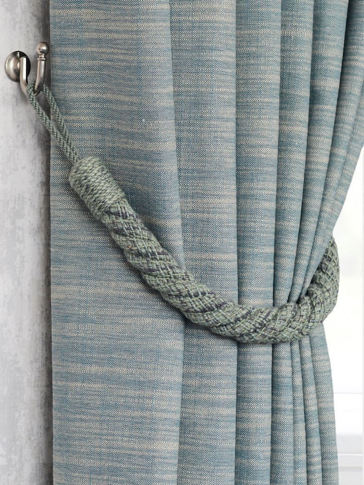 Laura Ashley Set of Two Felton Rope Tie Backs - Imagen 1 de 3 Laura Ashley Set of Two Felton Rope Tie Backs - Imagen 1 de 3