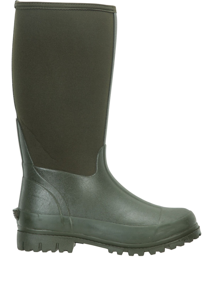 Mountain Warehouse Green Mucker Womens Water Resistant Neoprene Long Boots - Image 1 of 6