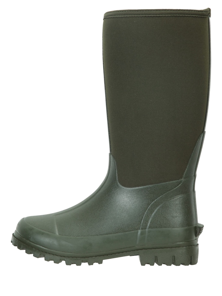 Mountain Warehouse Green Mucker Womens Water Resistant Neoprene Long Boots - Image 2 of 6