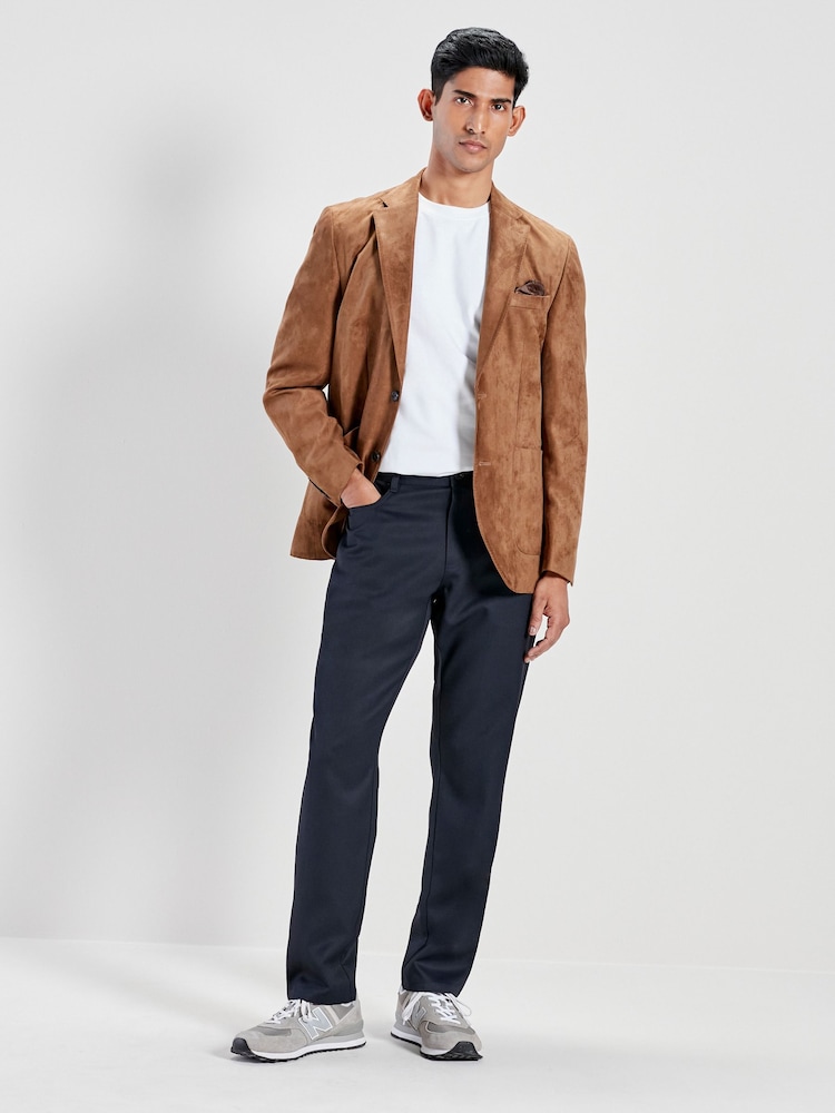 Navy Blue Smart Jean Style Trousers - Image 2 of 10
