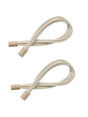 Laura Ashley Natural Set of Two Adelie Magnetic Tiebacks - Image 2 of 3