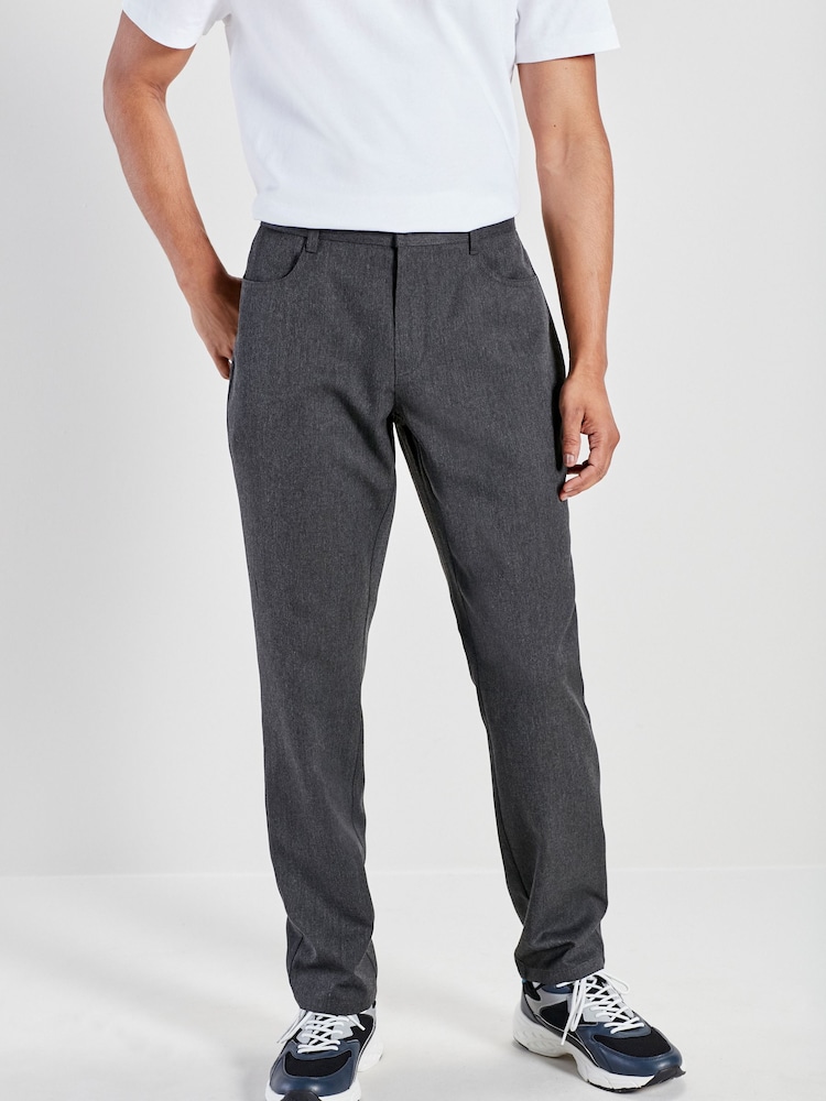 Grey Smart Jean Style Trousers - Image 1 of 10 Grey Smart Jean Style Trousers - Image 1 of 10