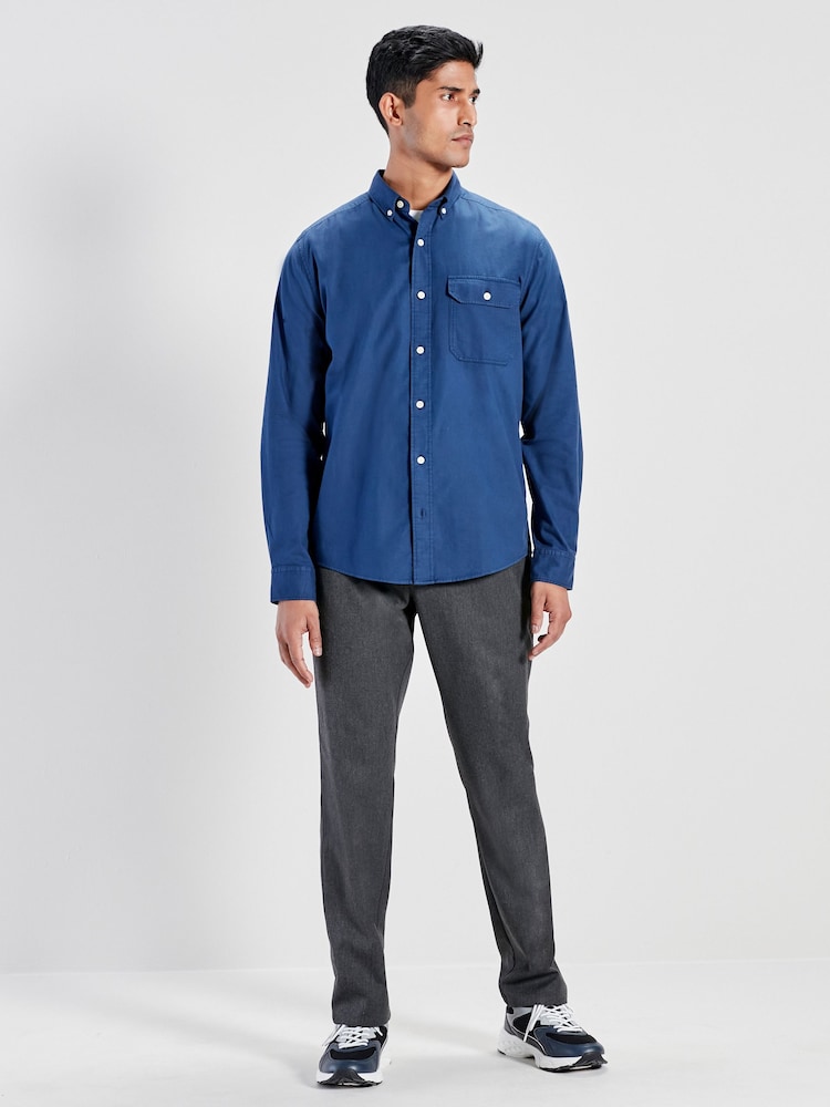 Grey Smart Jean Style Trousers - Image 2 of 10 Grey Smart Jean Style Trousers - Image 2 of 10