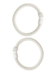 Laura Ashley Cream Set of Two Ellesmere Magnetic Tiebacks - Image 3 of 4