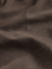 Brown Slim Fit Stretch Printed Soft Touch Chino Trousers - Image 8 of 8