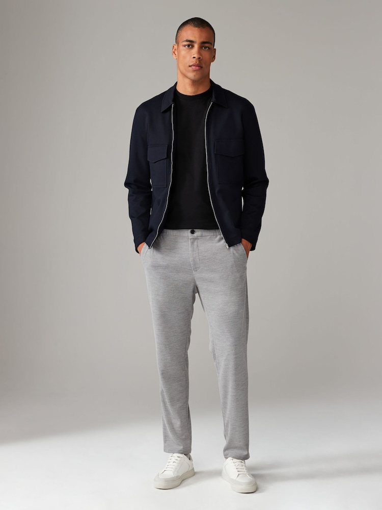 Grey Motionflex Stretch Jersey Joggers - Image 2 of 8