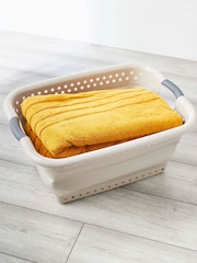 Tower Cream 16L Collapsible Laundry Basket - Image 1 of 4