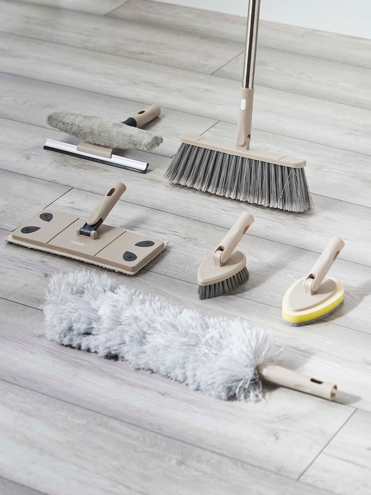 Tower Grey 8 Piece Cleaning Set - Image 1 of 4