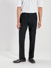 Black Smart Twill Joggers - Image 1 of 9