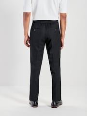 Black Smart Twill Joggers - Image 4 of 9