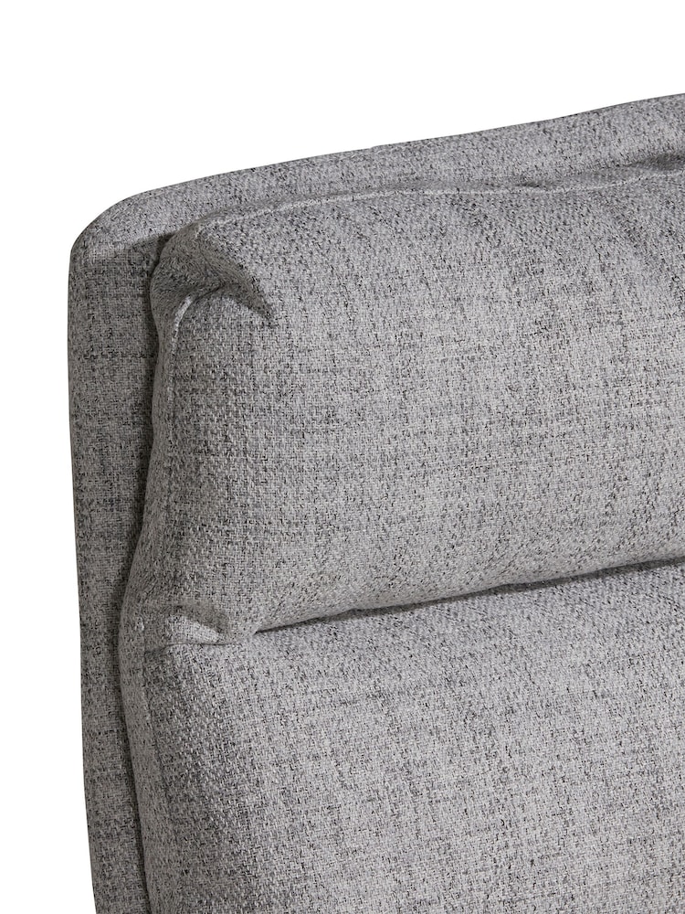 Barker and Stonehouse Grey Eero Fabric Swivel Dining Chair - Image 6 of 6