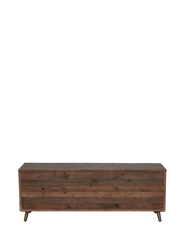 Barker and Stonehouse Brown Modi Blanket Box - Image 2 of 6