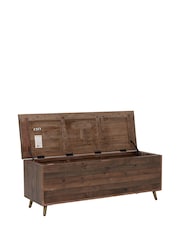 Barker and Stonehouse Brown Modi Blanket Box - Image 5 of 6