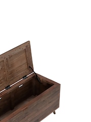 Barker and Stonehouse Brown Modi Blanket Box - Image 6 of 6