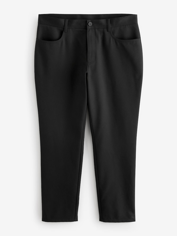 Black Smart Jean Style Trousers - Image 8 of 11