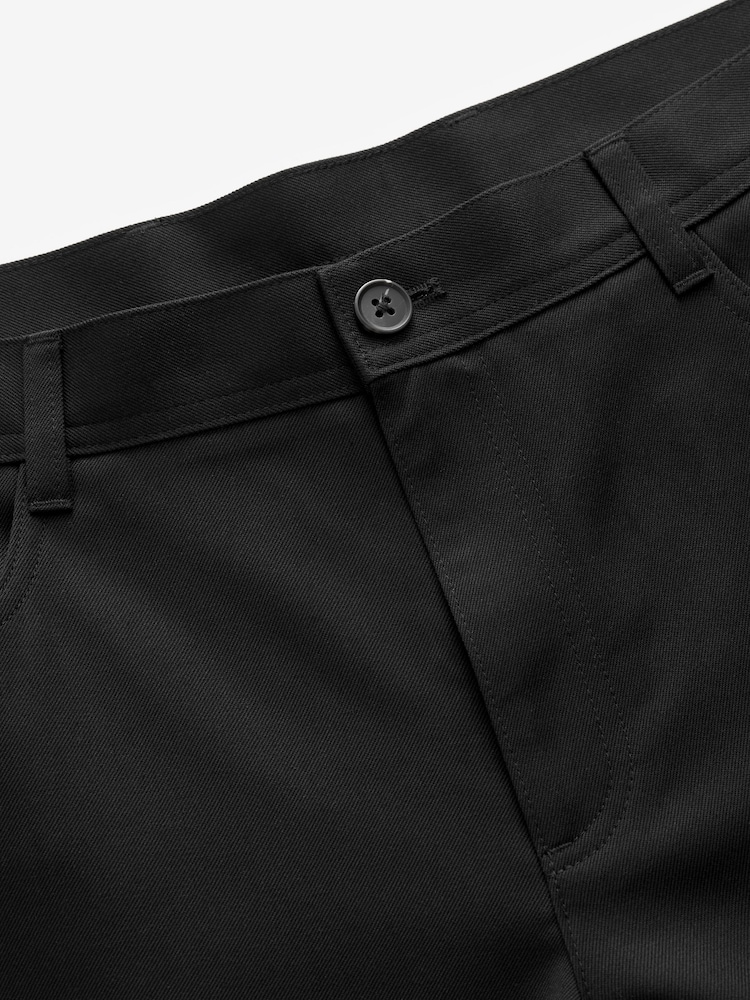 Black Smart Jean Style Trousers - Image 9 of 11