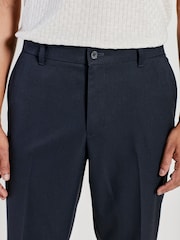 Navy Blue Smart Twill Joggers - Image 4 of 8