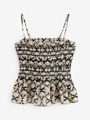Black/Neutral Printed Co-ord Cami Top - Image 5 of 6