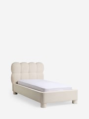 Casual Boucle Natural Oyster Kids Bubble Upholstered Bed - Image 6 of 6
