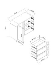 Pink Bubble Chest of Drawers - Image 4 of 7