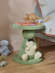 Green Dinosaur Kids Bedside Table - Image 1 of 6