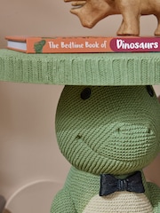Green Dinosaur Kids Bedside Table - Image 2 of 6