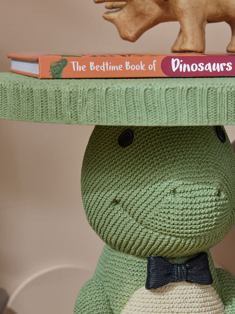 Green Dinosaur Kids Bedside Table - Image 2 of 6 Green Dinosaur Kids Bedside Table - Image 2 of 6
