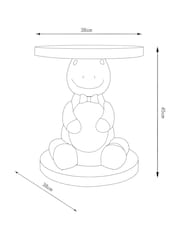 Green Dinosaur Kids Bedside Table - Image 4 of 6