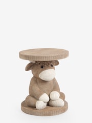 Brown Hamish The Highland Cow Kids Bedside Table - Image 3 of 5