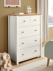 White Malvern Cream Kids Chest of Drawers - Image 1 of 8