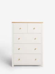 White Malvern Cream Kids Chest of Drawers - Image 5 of 8