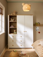 White Malvern Cream Kids Triple Wardrobe - Image 1 of 9