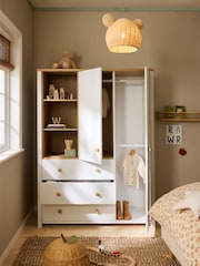 White Malvern Cream Kids Triple Wardrobe - Image 2 of 9