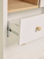 White Malvern Cream Kids Triple Wardrobe - Image 3 of 9