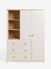 White Malvern Cream Kids Triple Wardrobe - Image 7 of 9
