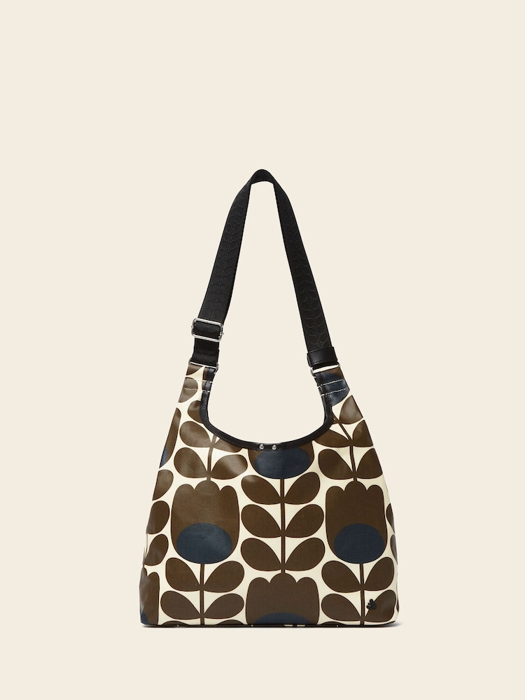Orla Kiely Midi Cross-Body Bag - Image 1 of 4 Orla Kiely Midi Cross-Body Bag - Image 1 of 4
