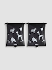 JoJo Maman Bébé Safari Herunterrollbarer Sonnenschutz im 2er-Pack - Bild 1 von 2