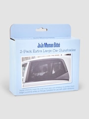 JoJo Maman Bébé Black 2-Pack Extra Large Car Sunshades - Image 1 of 2