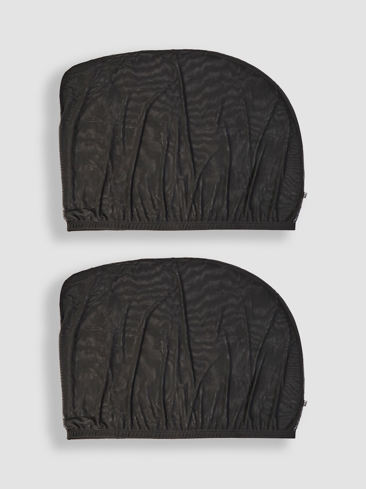 JoJo Maman Bébé Black 2-Pack Extra Large Car Sunshades - Image 2 of 2