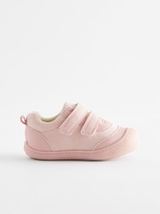 Pink Standard Fit (F) Crawler Trainers - Image 2 of 5