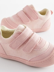 Pink Standard Fit (F) Crawler Trainers - Image 3 of 5