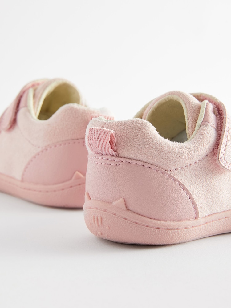 Pink Standard Fit (F) Crawler Trainers - Image 4 of 5