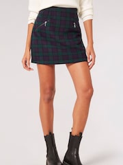 Apricot Blue Tartan Classic Skirt - Image 1 of 4