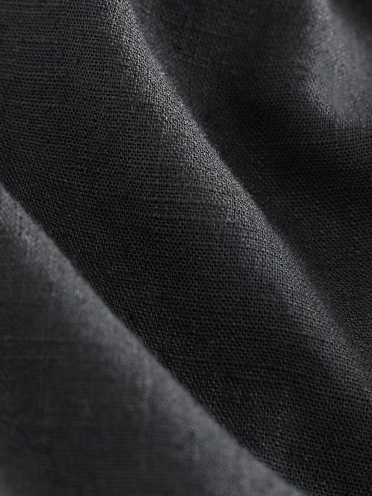Black Linen Blend Cami Top - Image 5 of 5