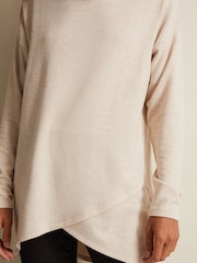 Phase Eight Natural Gwen Eyelet Snuggle Top - Image 6 of 7